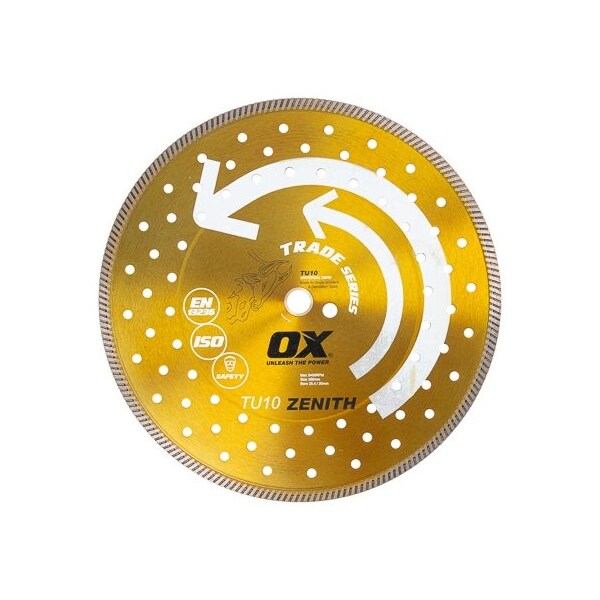 Ox Tools Trade Universal 14'' Diamond Blade - 1" - 20mm bore OX-TU10-14